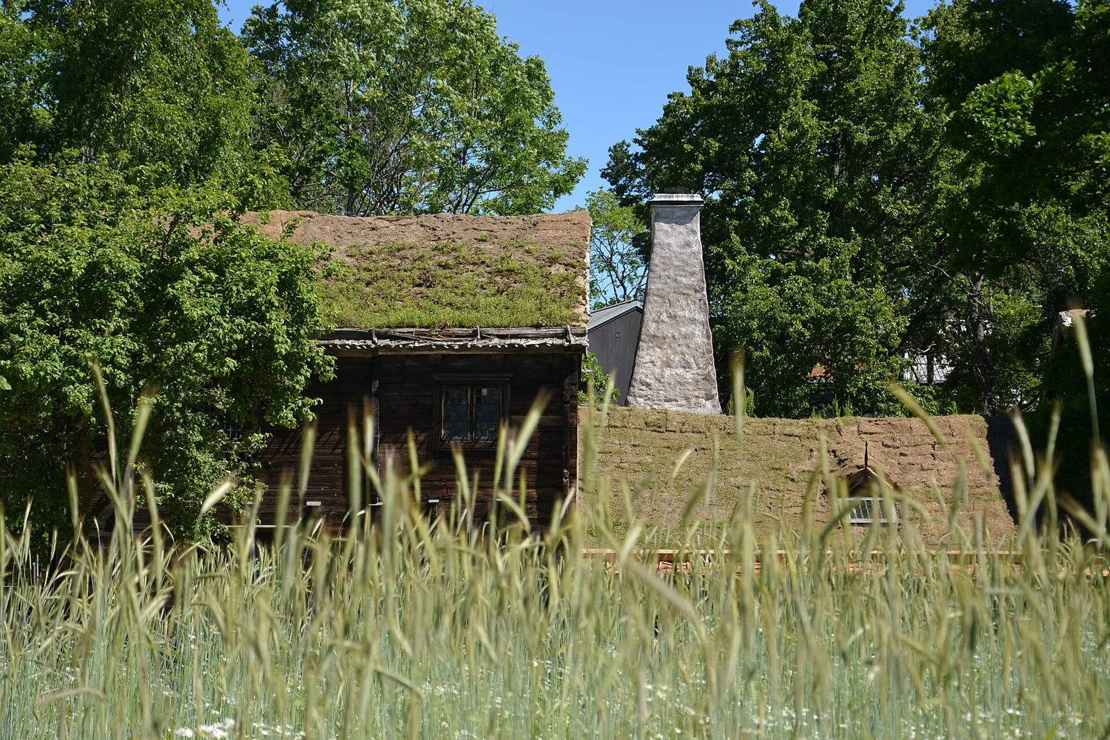 Historiska byggnader på Skansen